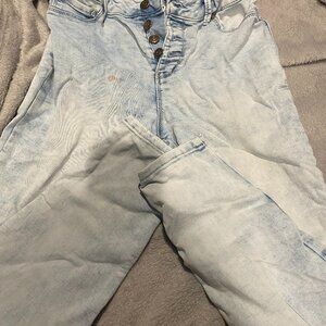 women's washed jeans
